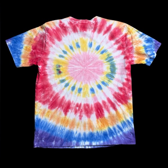 Michael Kors Red and Yellow Tie-Dye Shirt - Picture 7 of 11